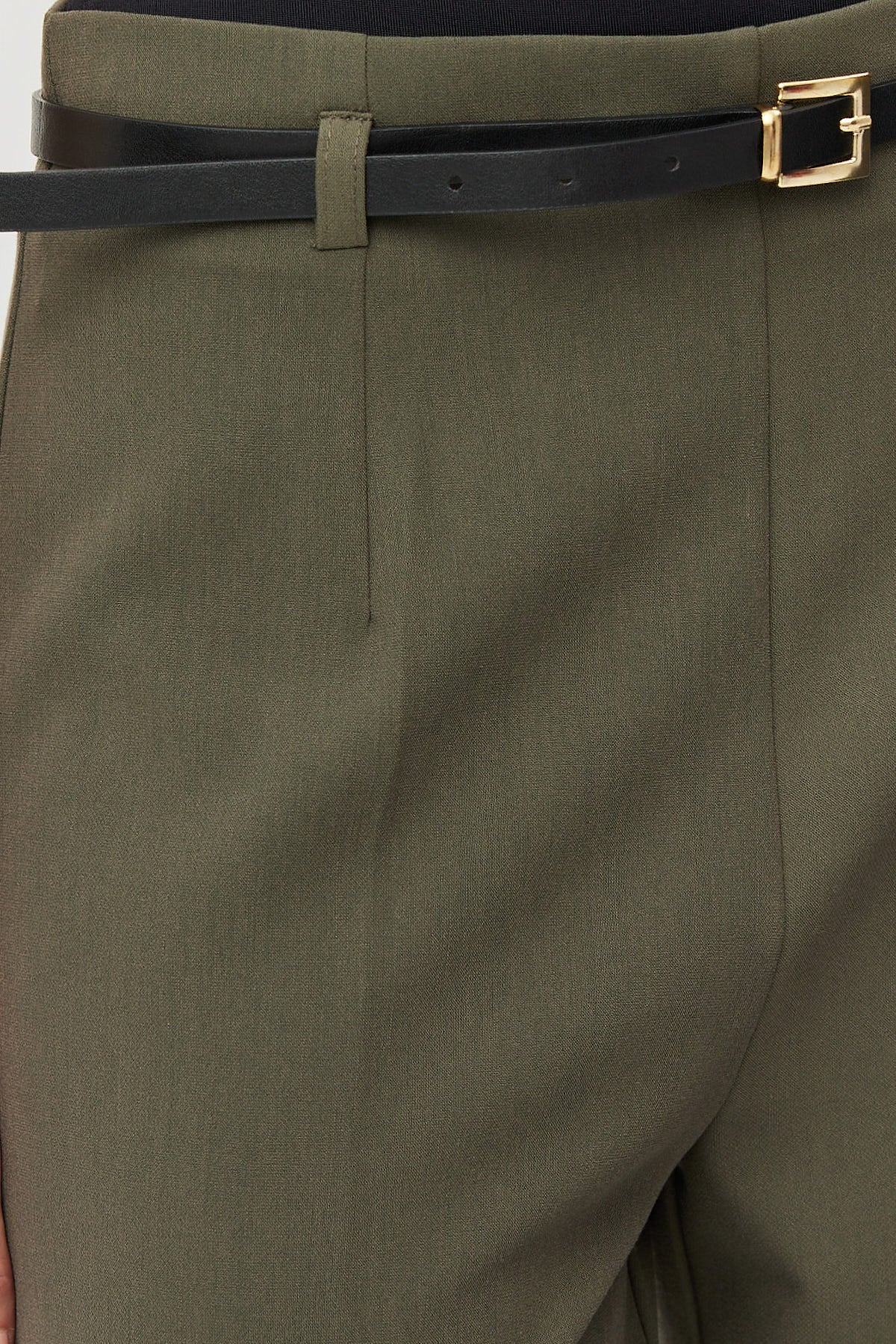 Women's Thin Belted Loose Trousers
