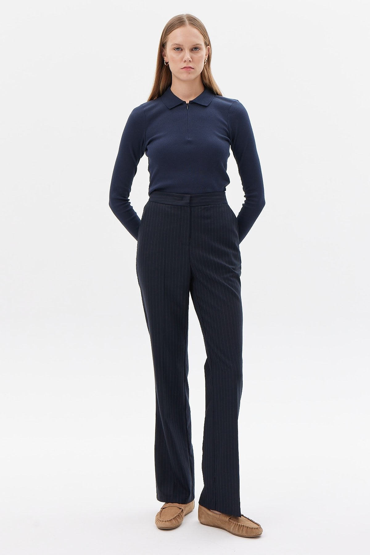 Women's Classic Fabric Trousers