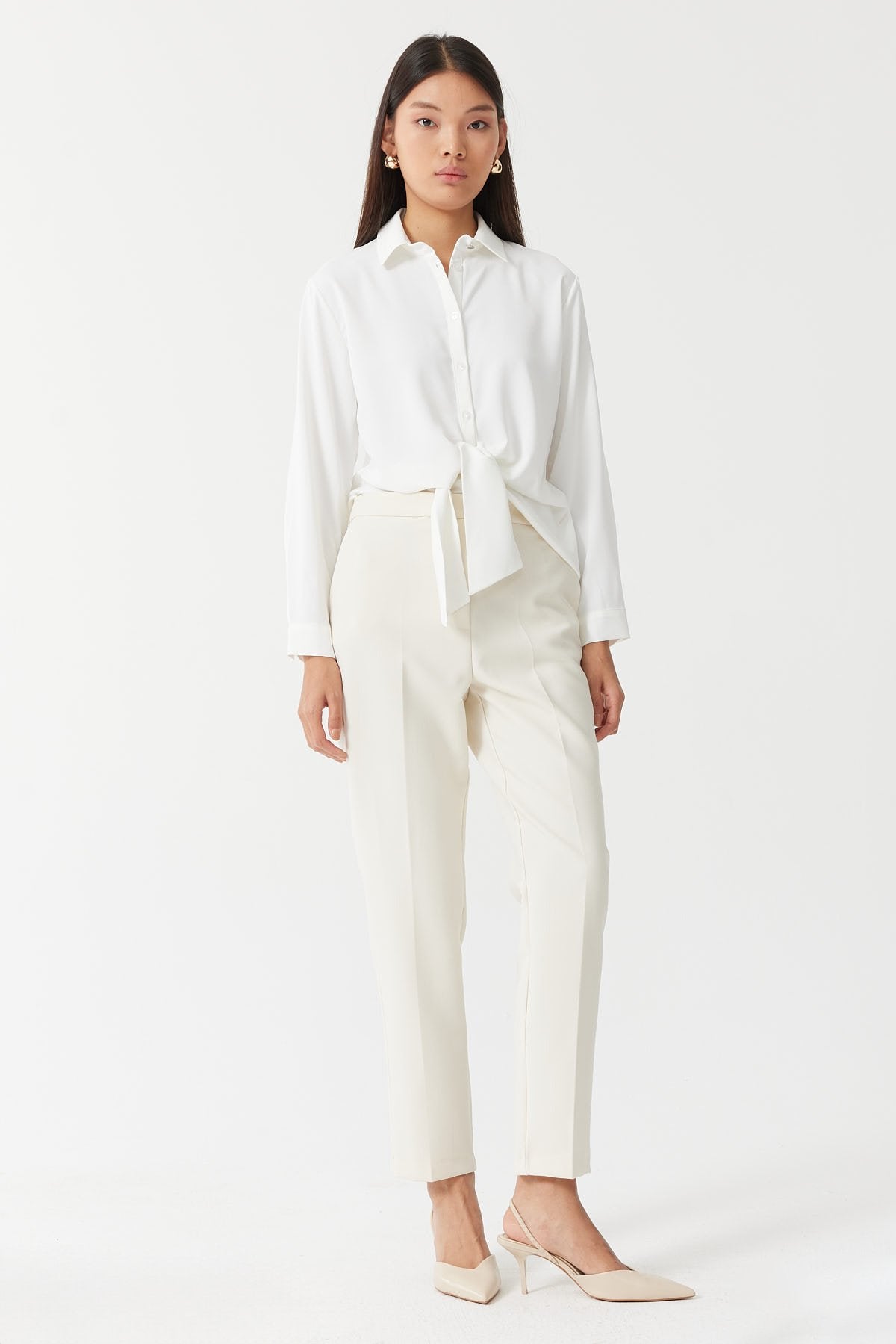 بنطلون قماش نسائي