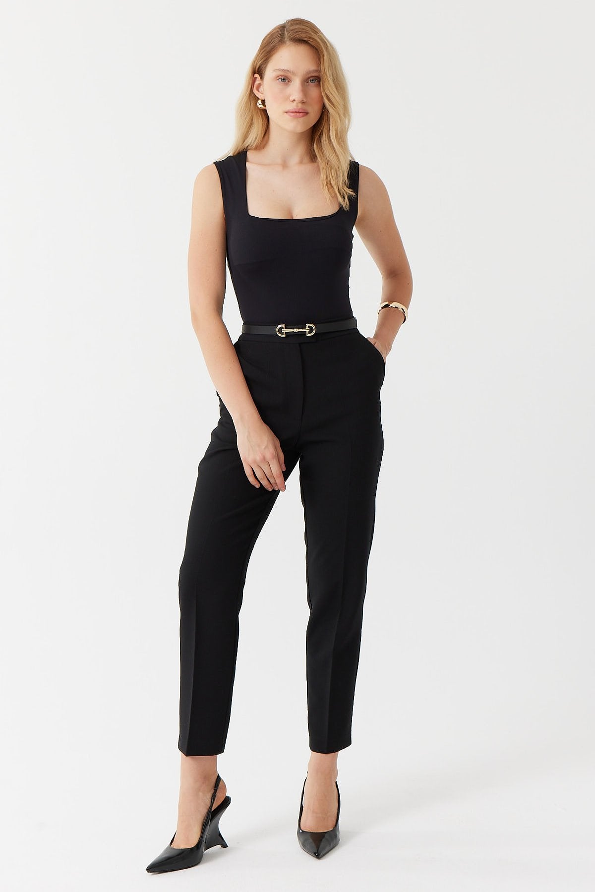 Women's Fabric Trousers