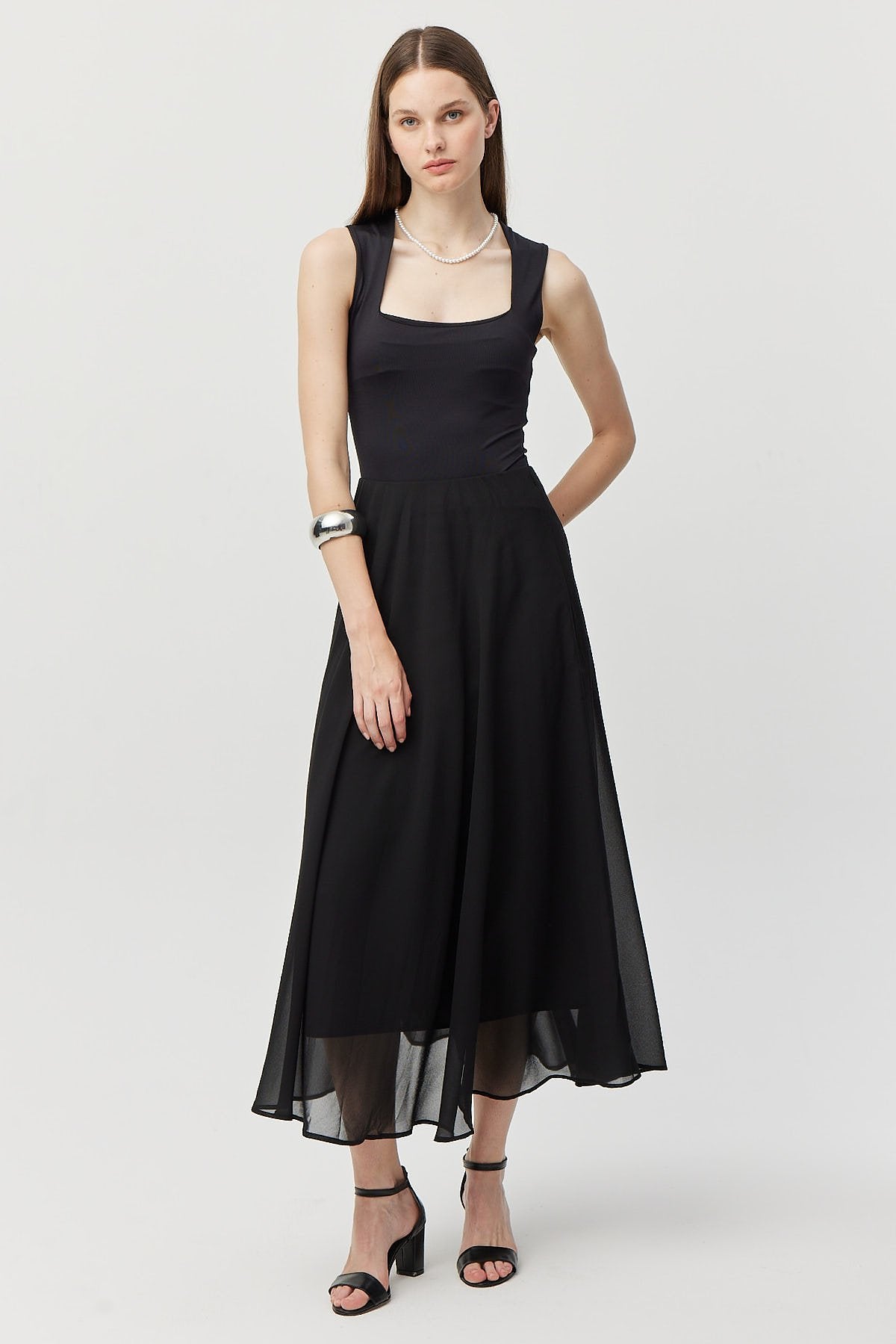 Women's Lined Chiffon Skirt
