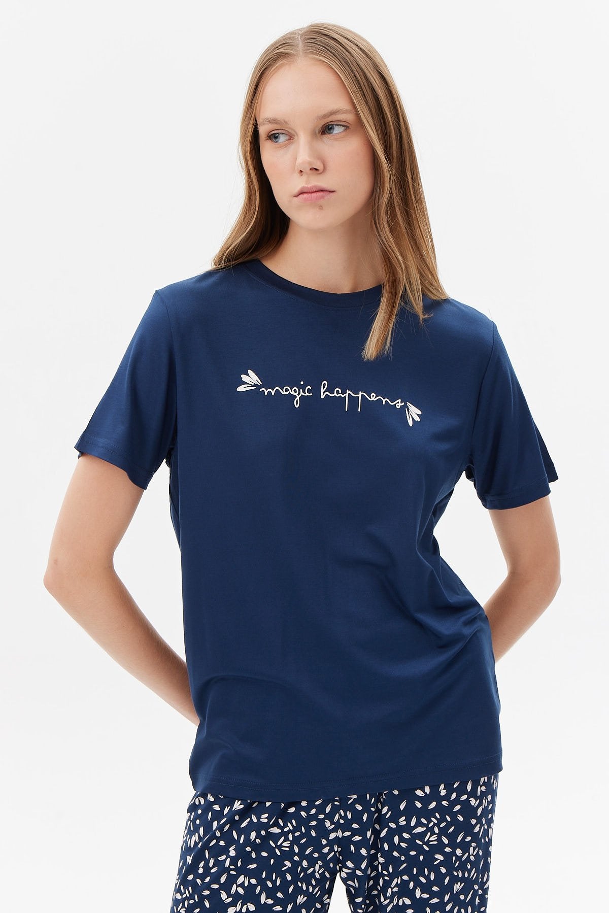 Kadın Kısa Kollu Pijama Takımı