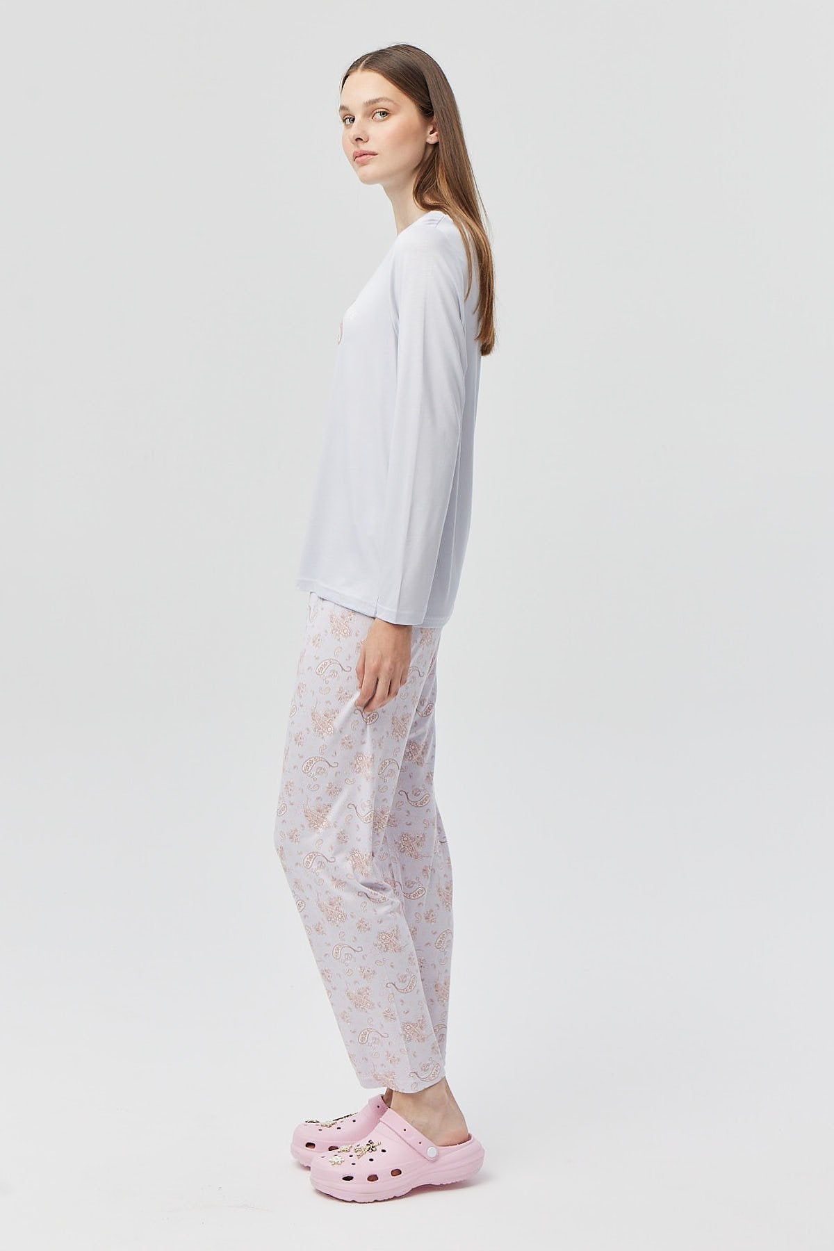 Kadın Uzun Kollu Pijama Takımı