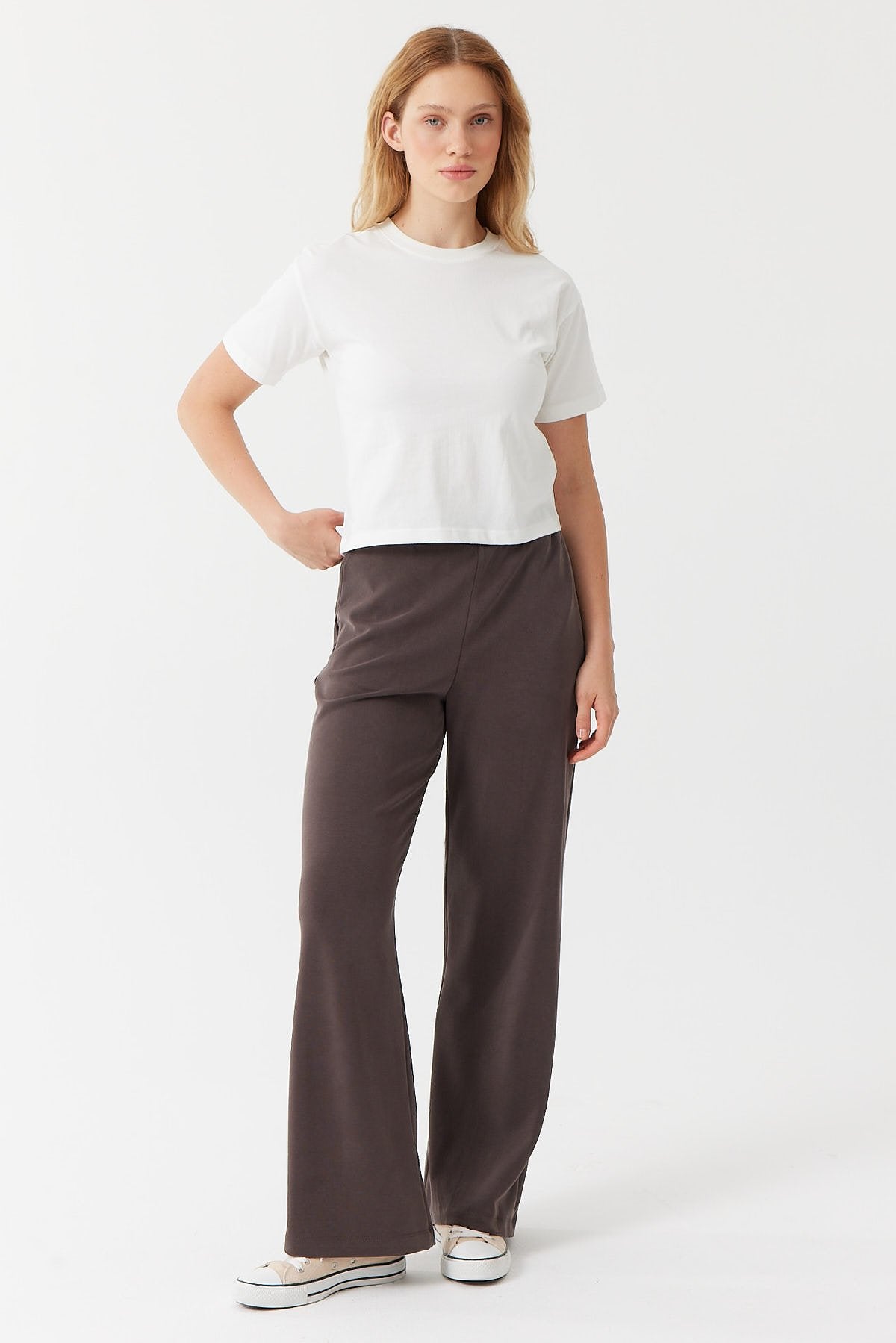 Women's Elastic Waist Sweat Bottom