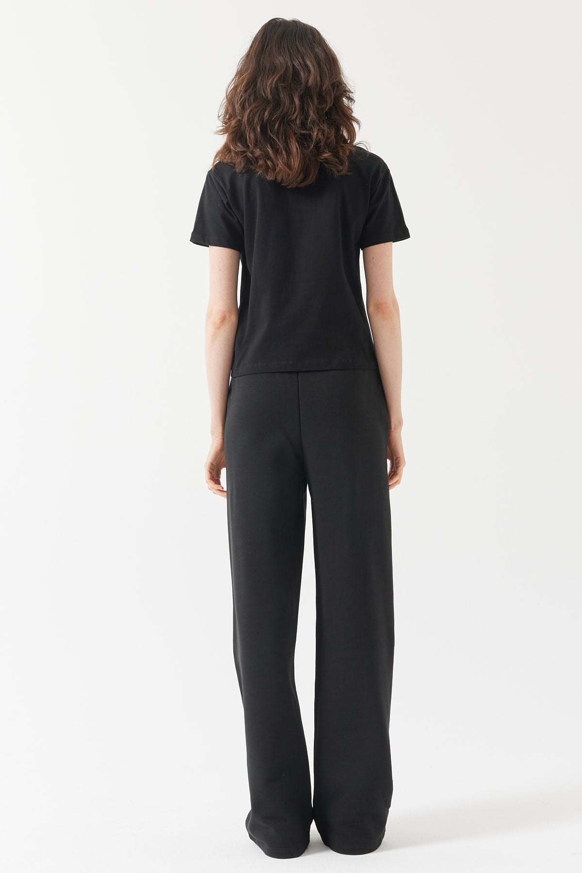 بنطلون رياضي نسائي بخصر مطاطي