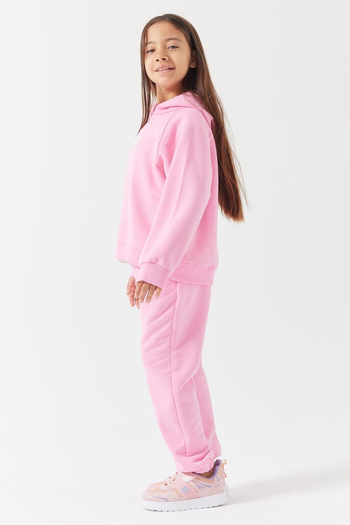 Girls' Elastic Waist and Leg Sweatpants