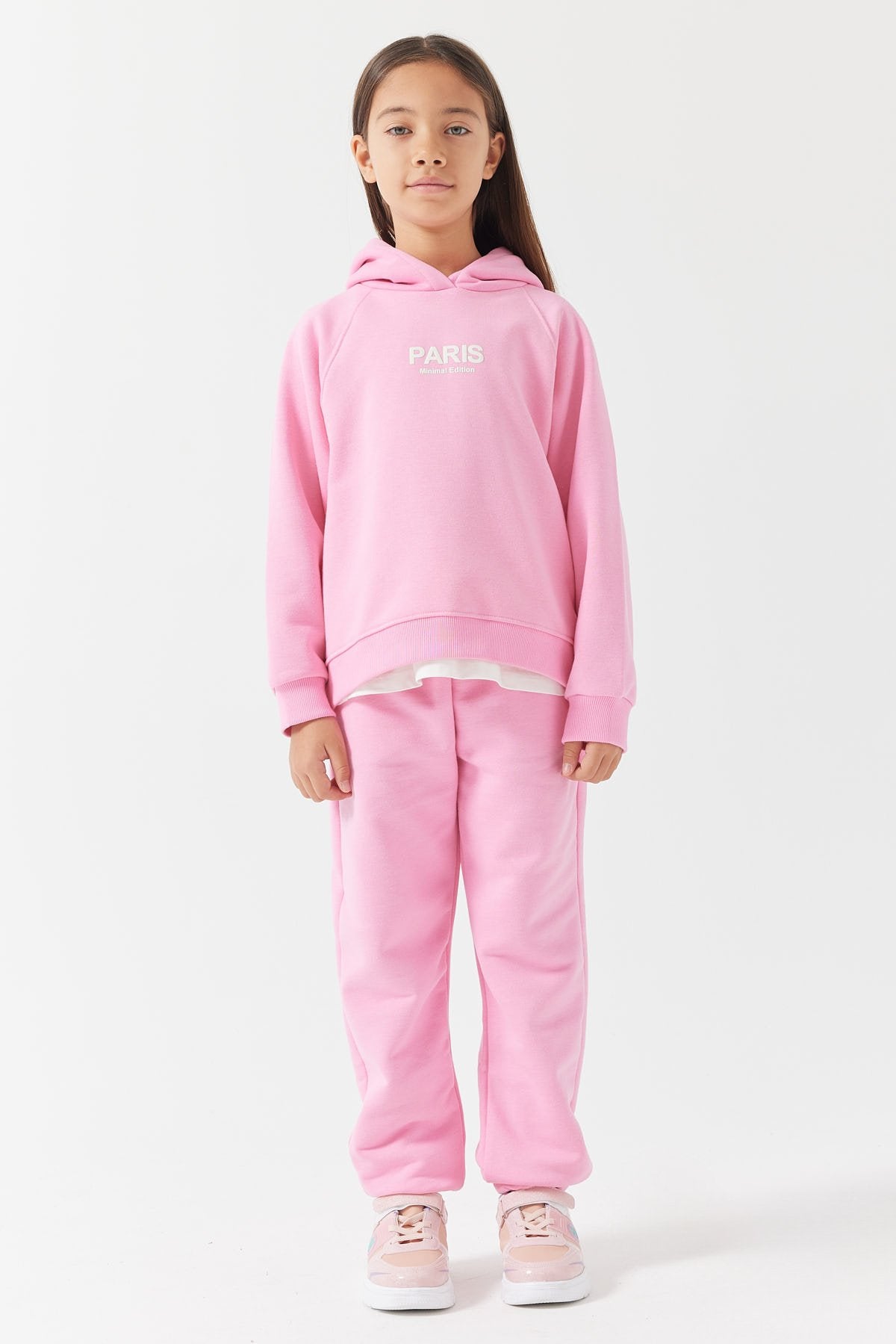 Girls' Elastic Waist and Leg Sweatpants