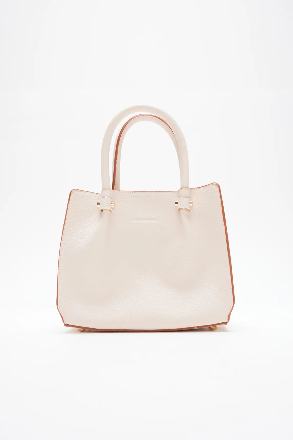 حقيبة كتف نسائية مزينة بتفاصيل مخيطة