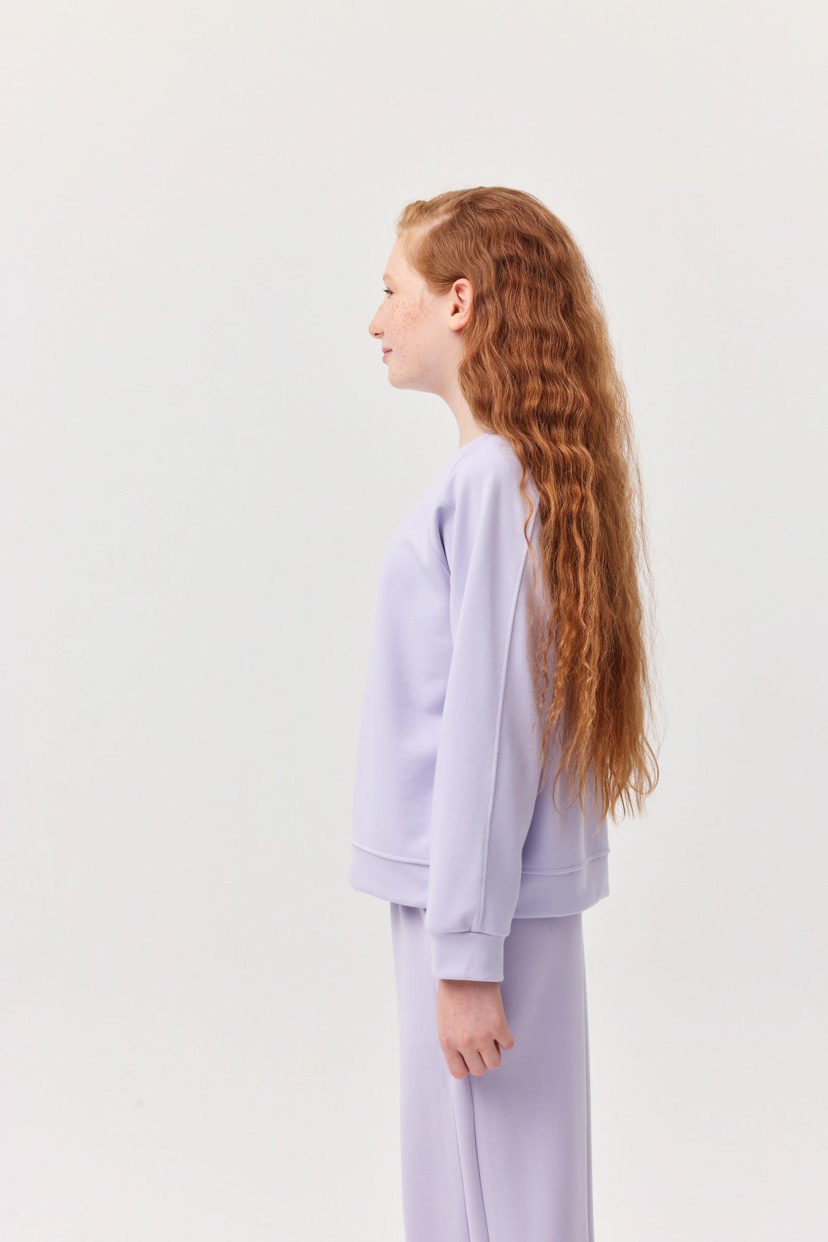 Girl's Text Detailed Sweat Top