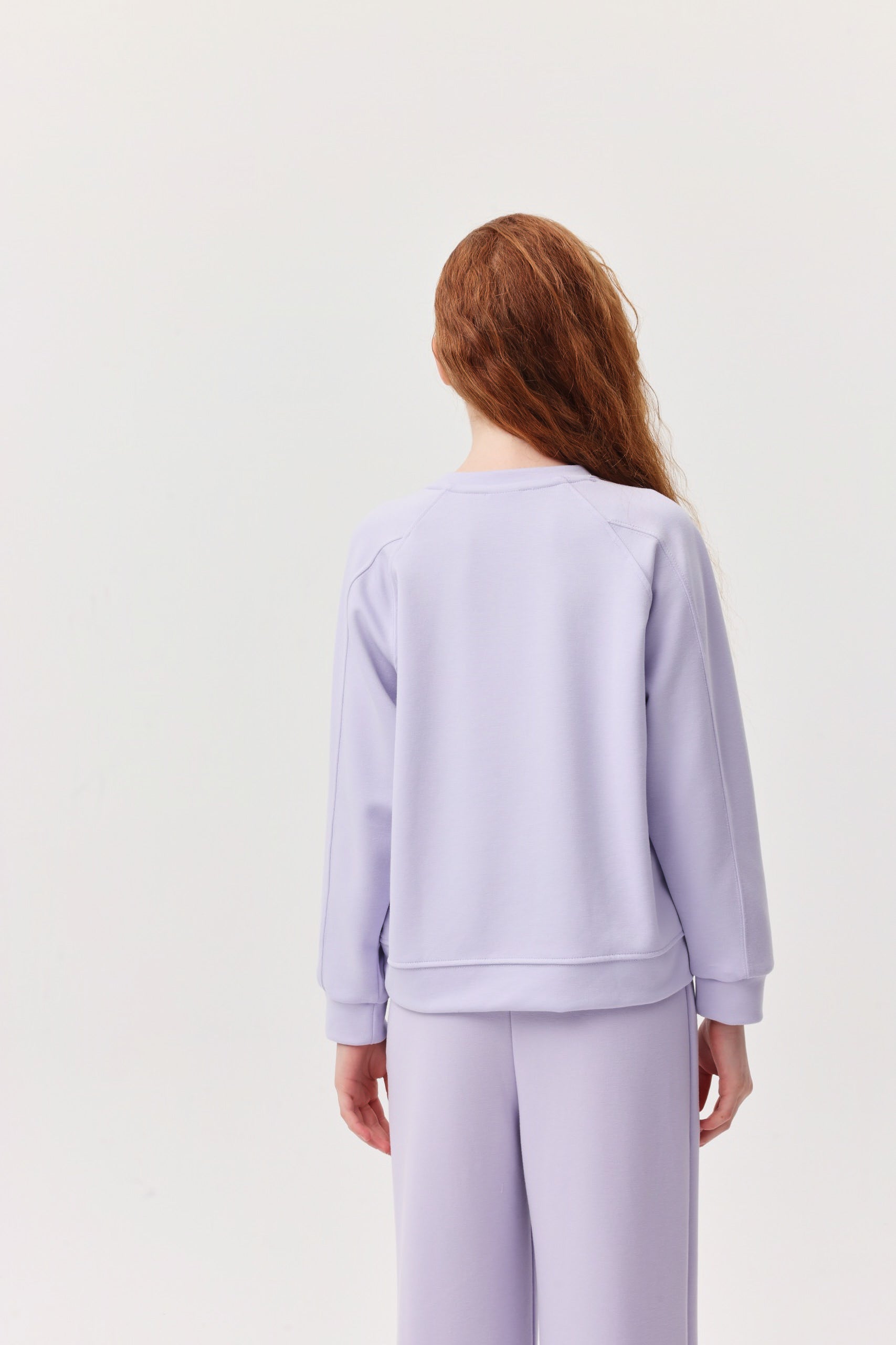 Girl's Text Detailed Sweat Top