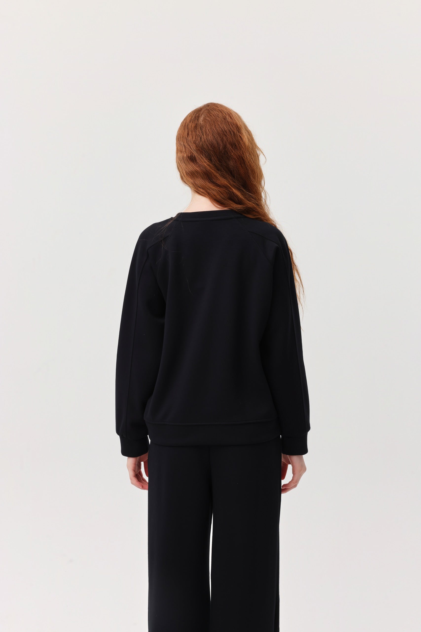 Girl's Text Detailed Sweat Top